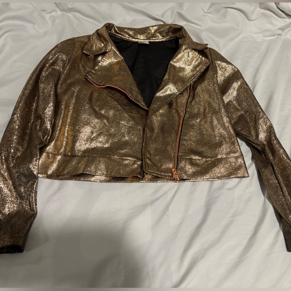 Girls XL 14-16 Gold Jacket
